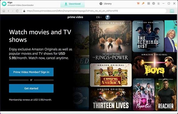latest updated version | kigo amazon prime video downloader
