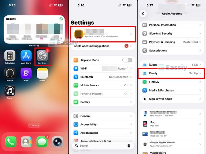 select Family | Add Another iPhone on Find My iPhone