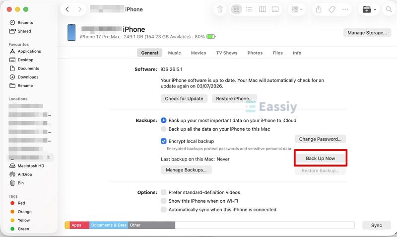 click Back Up Now | Unlock iPhone with Broken Screen
