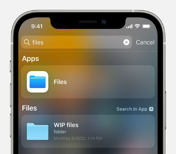 open Files app | Keep Spotify Downloads After Canceling