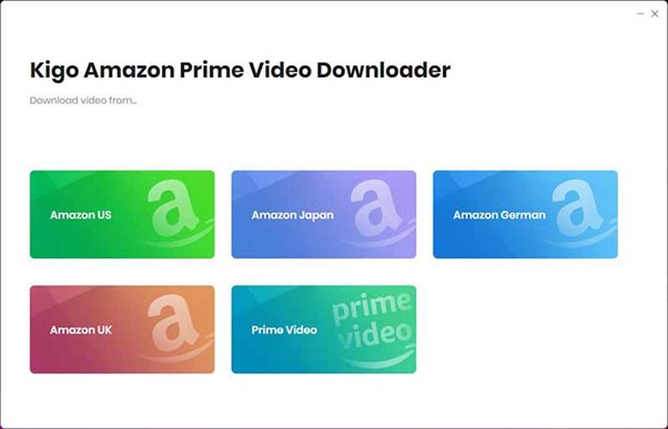 download Amazon videos | kigo amazon prime video downloader