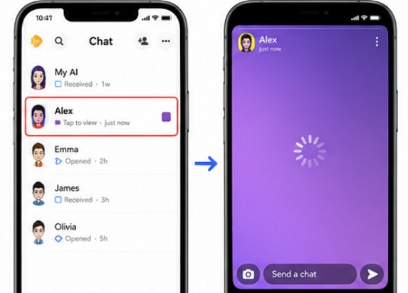 launch Snapchat
