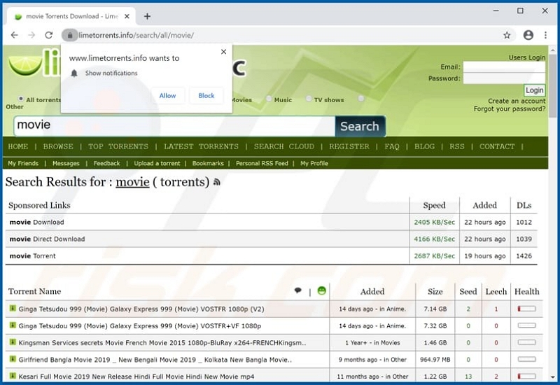limetorrents | torrent sites