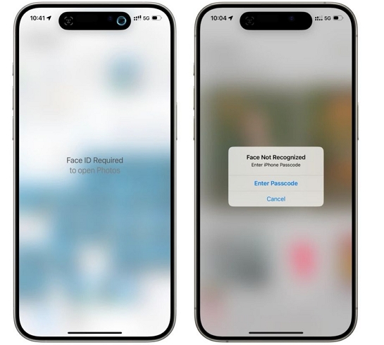 Face ID required to open apps | Lock Screen on iPhone from Touch