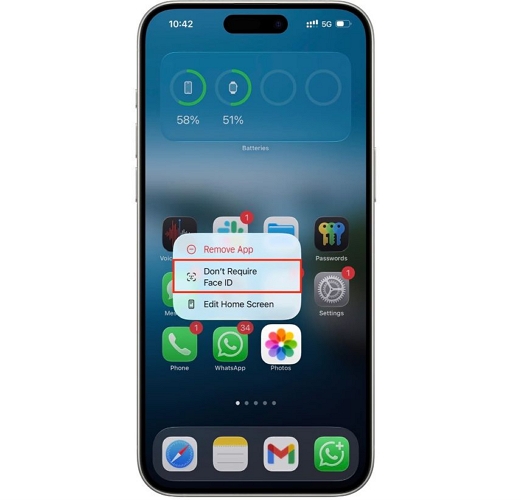 remove Face ID from app | Lock Screen on iPhone from Touch