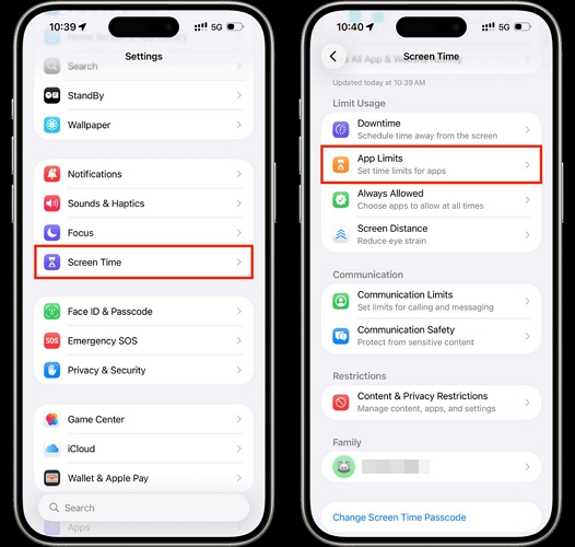 enter Screen Time passcode | Lock Screen on iPhone from Touch