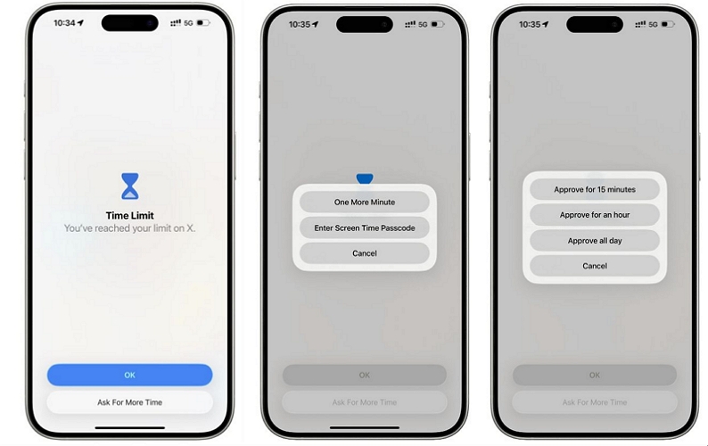 Time Limit message | Lock Screen on iPhone from Touch