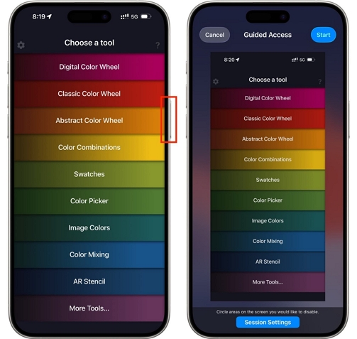Guided Access setup | Lock Screen on iPhone from Touch