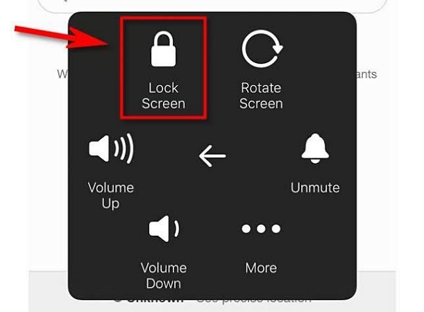 choose Lock Screen | Lock Screen on iPhone from Touch