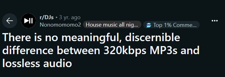 192kbps AAC vs 320kbps MP3 | M4A vs MP3