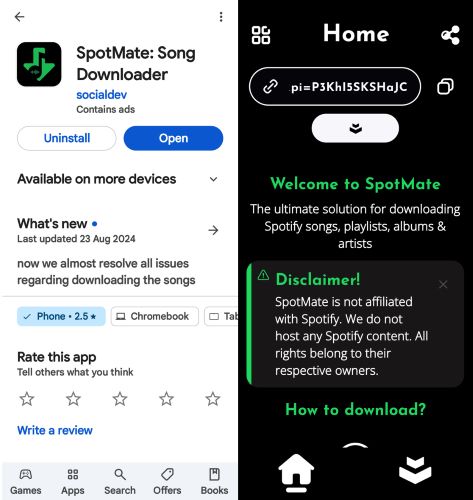 install SpotMate | SpotifyMate