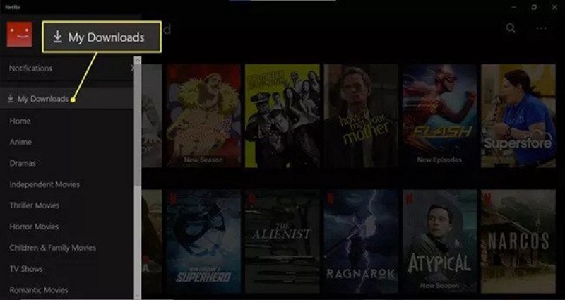 Download Season | how to download shows on netflix