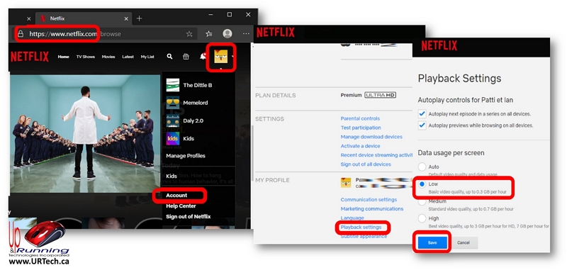 lowering the quality | how to fix netflix buffering