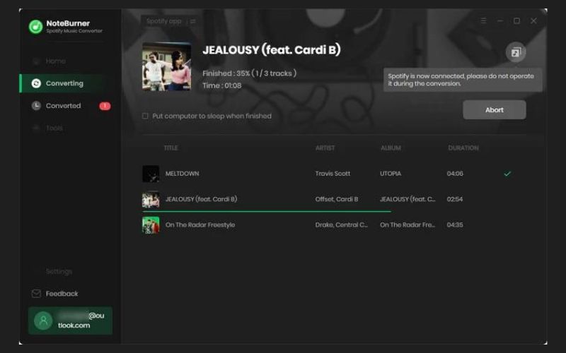 hit Convert | NoteBurner Spotify Music Converter