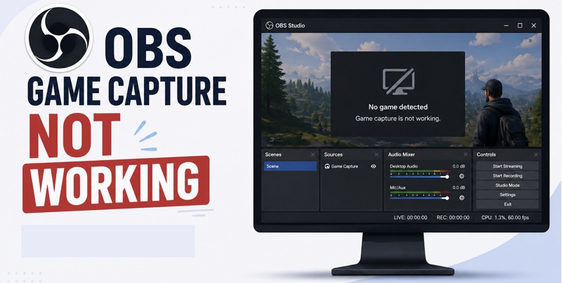 OBS Game Capture Not Working