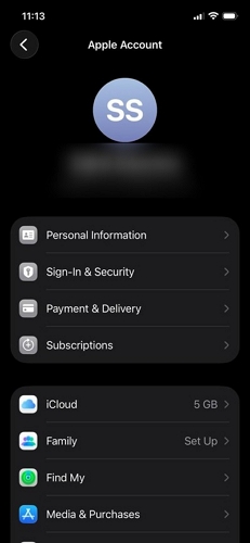 open Apple Account