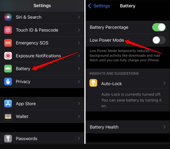 Low Power Mode | Pandora Not Working