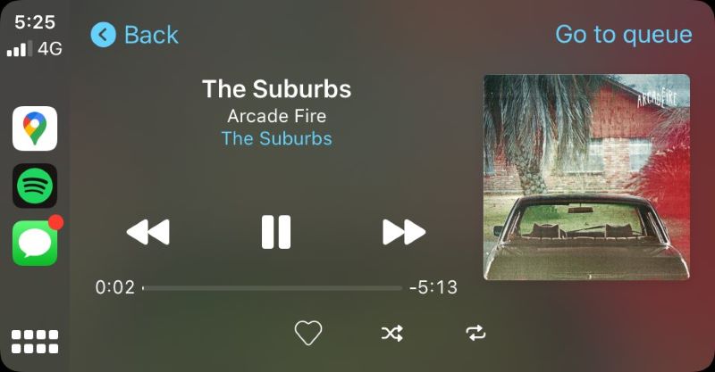 start Spotify playback | Spotify on Apple CarPlay