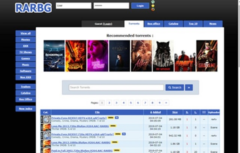 rarbg | torrent sites