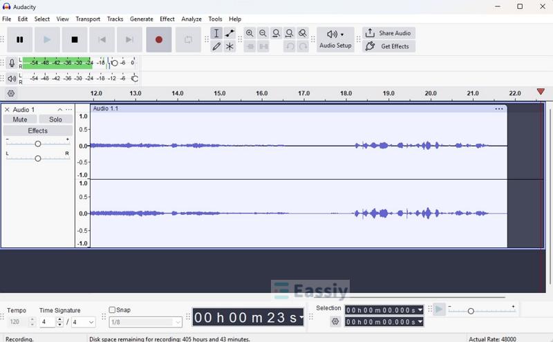 click red dot | Record Discord Audio