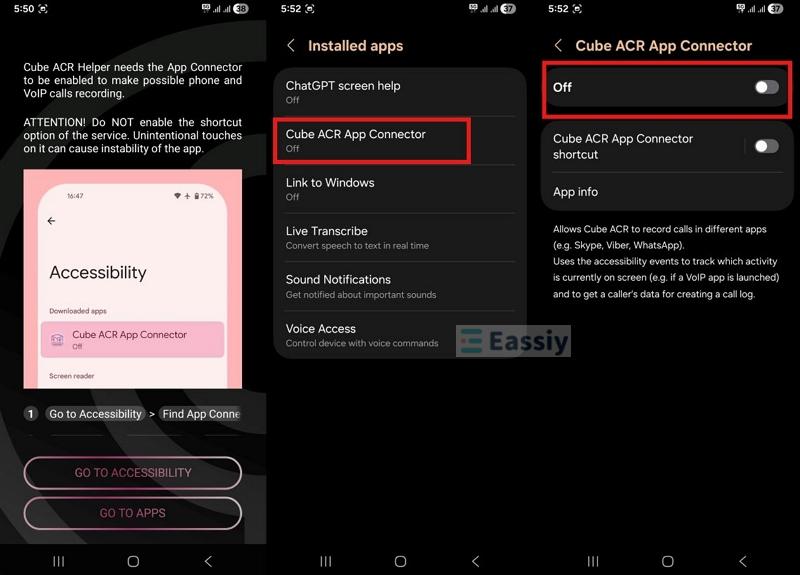 grant permissions | Record a Call in Android Without App