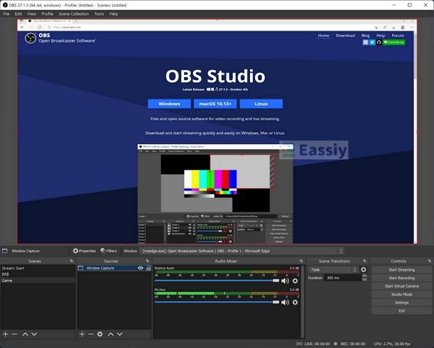 click Start Recording | Record Gameplay on Windows PC