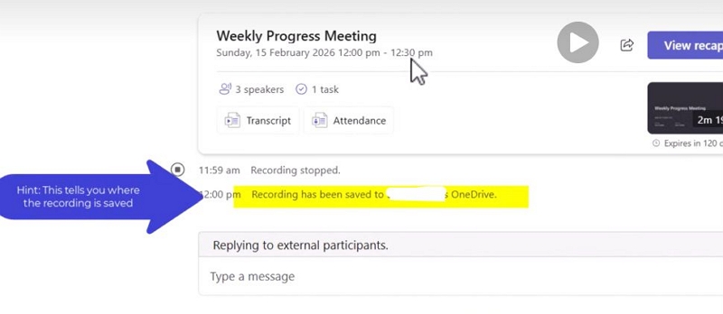 best ones | Record a Teams Meeting