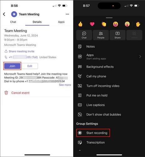 best ones | Record a Teams Meeting