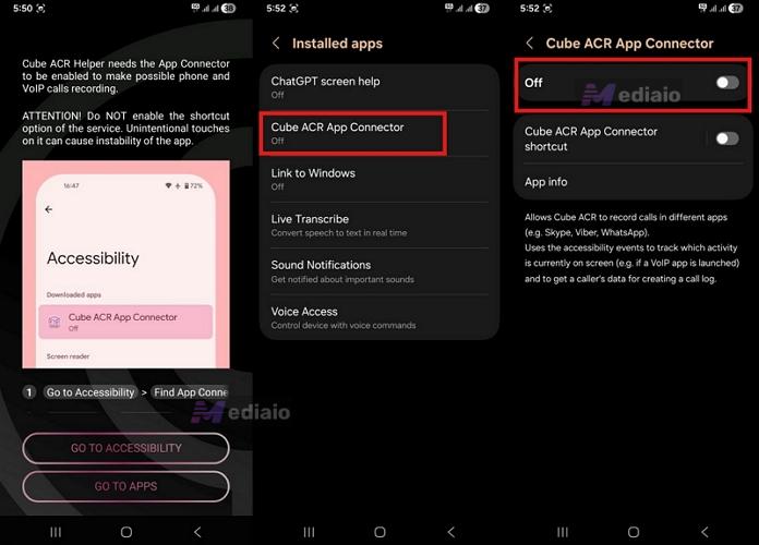 tap Open Cube ACR | WhatsApp Call and Video Recorders