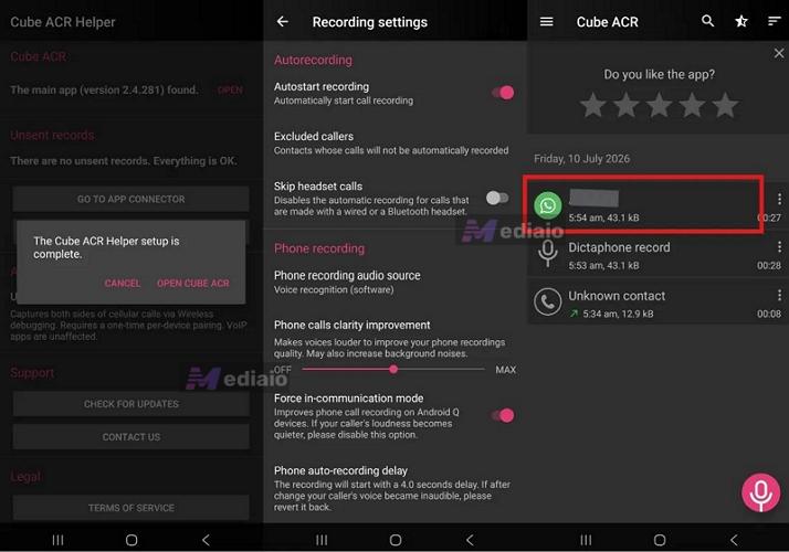 test Cube | WhatsApp Call and Video Recorders