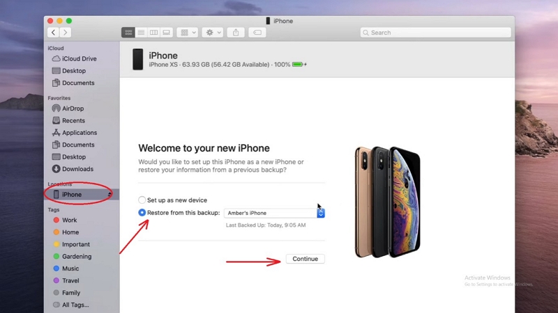 Restore Backup | recover deleted call history on iphone