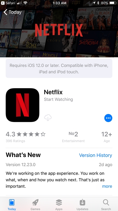 enter your Apple ID | netflix not working