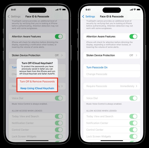 Turn Passcode On shown | Remove Passcode from iPhone