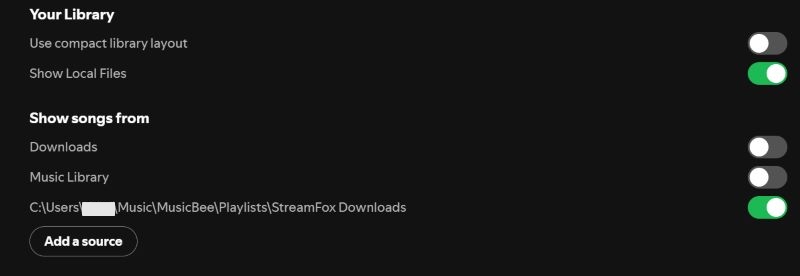 enable Show Local Files | Remove Spotify Playlist Limit