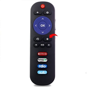 access the options | how to sign out of Netflix on Roku