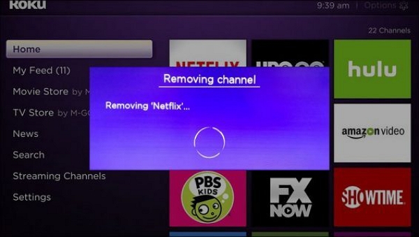 Remove channel | how to sign out of Netflix on Roku