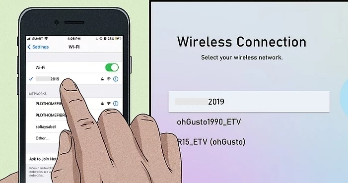 connect Roku and iPhone to same network | Play Apple Music on Roku