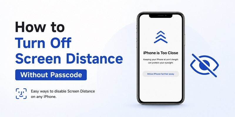 Screen Distance | Turn Off Screen Distance Without Passcode