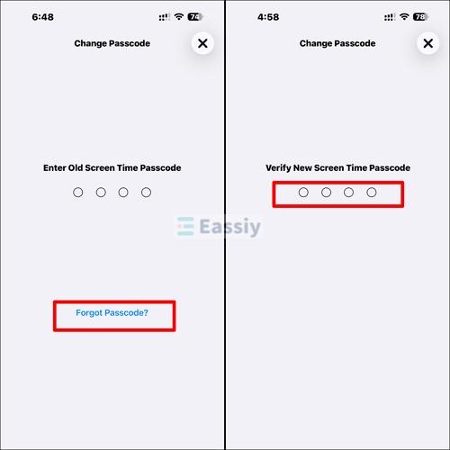set new passcode | Turn Off Screen Distance Without Passcode