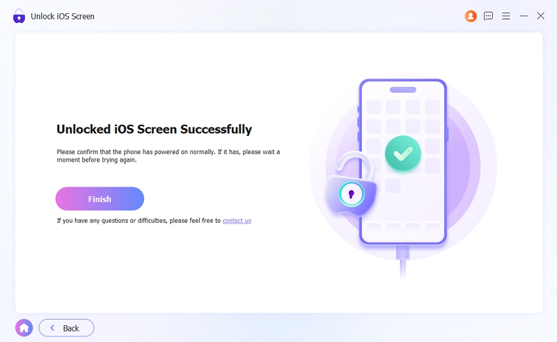 the progress is complete