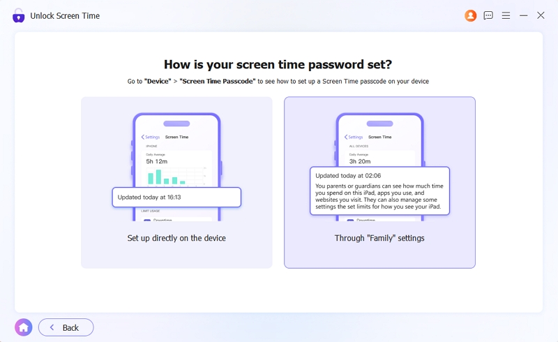 Identify Setup Method