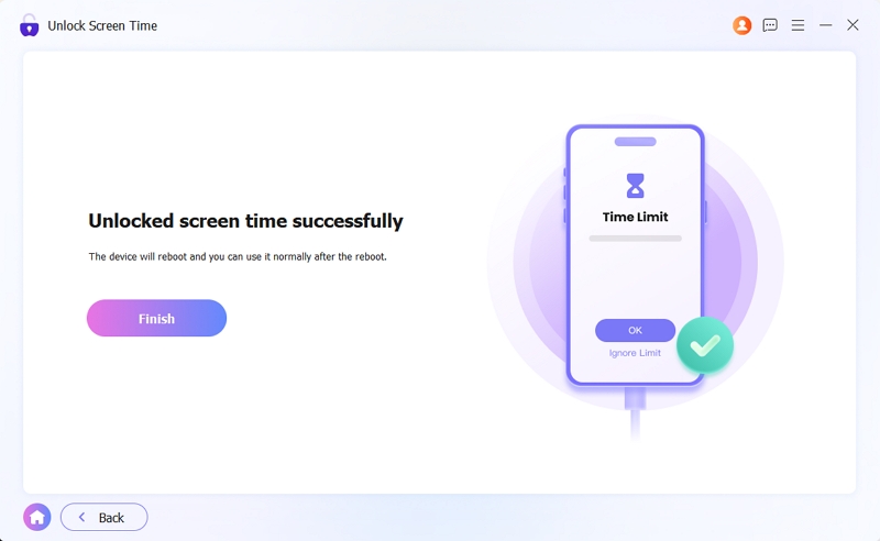 Your device will restart