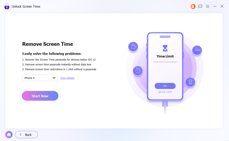 proceed to remove Screen Time Passcode