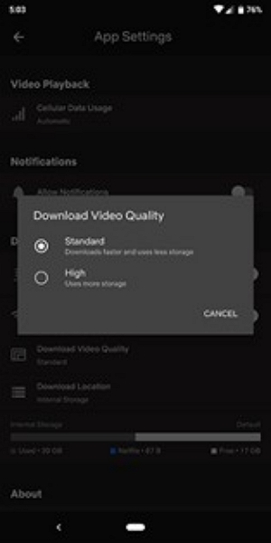 clicking on your profile | how to download shows on netflix