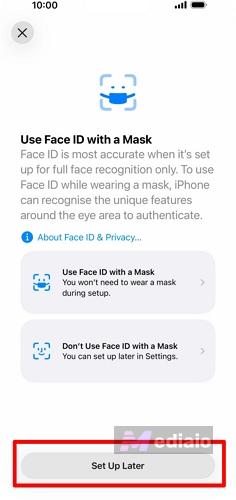 set up Face ID | Download Apps with Face ID
