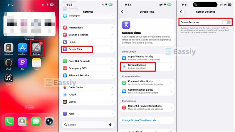 toggle off Screen Distance | Turn Off Screen Distance Without Passcode