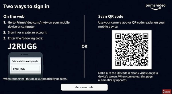 watching Prime Video | amazon.com/mytv how to sign in amazon prime video on smart tv