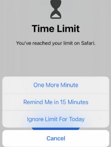 no Screen Time Passcode | What is Time Limit on iPhone