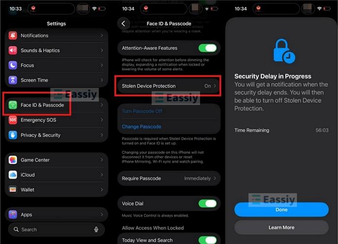 Start Security Delay | Stolen Device Protection Won't Turn Off