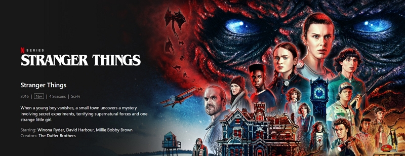 stranger things | Amazon Prime vs Netflix